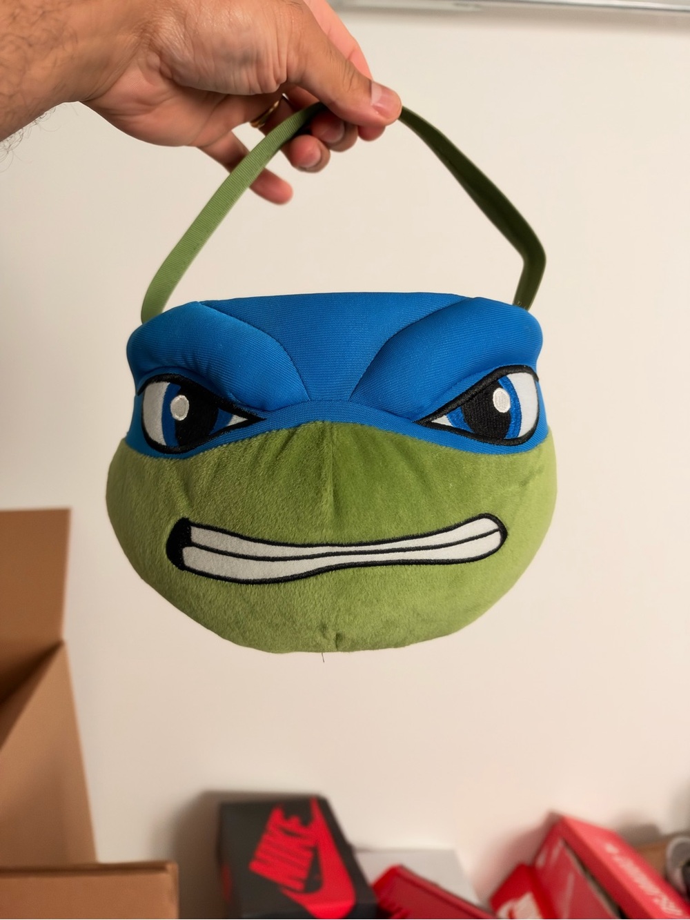 Kids Ninja Turtle Trick or Treat Basket